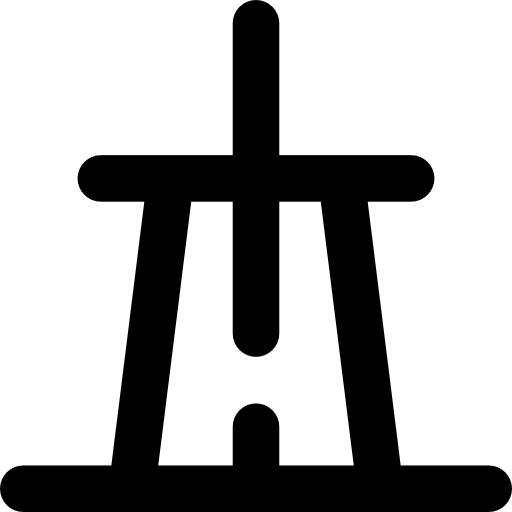 Мельница Basic Rounded Lineal иконка
