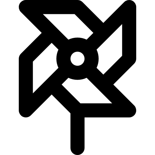 Вертушка Basic Rounded Lineal иконка