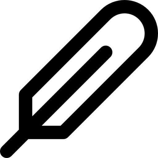 Thermometer Basic Rounded Lineal icon