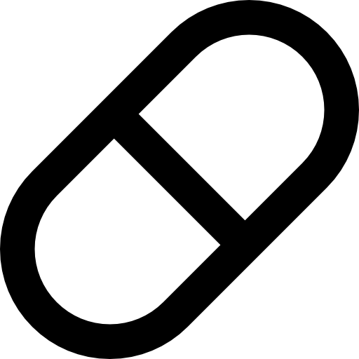 píldora Basic Rounded Lineal icono