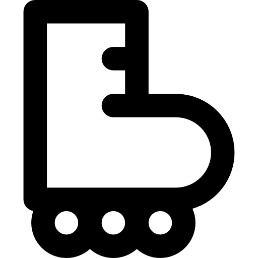 Roller skate Basic Rounded Lineal icon