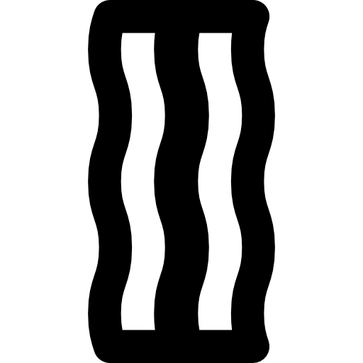 bacon Basic Rounded Lineal Icône