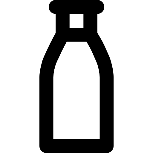 garrafa de leite Basic Rounded Lineal Ícone