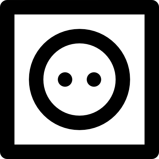 소켓 Basic Rounded Lineal icon