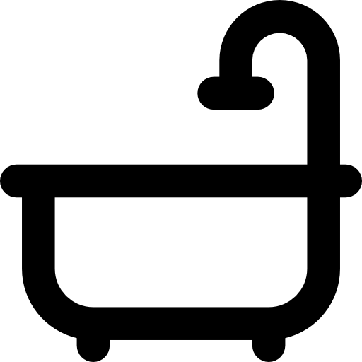 Bathtub Basic Rounded Lineal icon