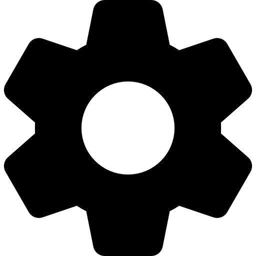 설정 Basic Rounded Filled icon
