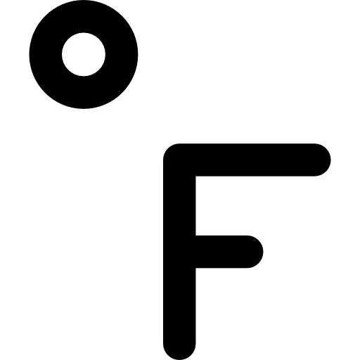 Farenheit Basic Rounded Filled icon