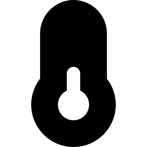 温度計 Basic Rounded Filled icon