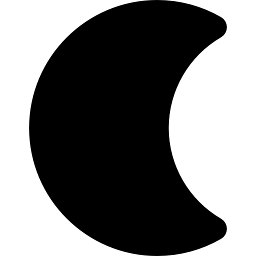 ムーンフェイズ Basic Rounded Filled icon