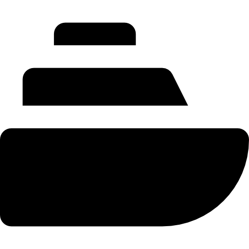 schip Basic Rounded Filled icoon