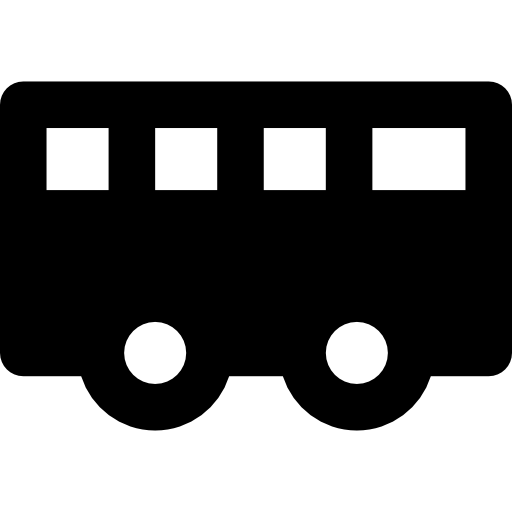 autobús Basic Rounded Filled icono