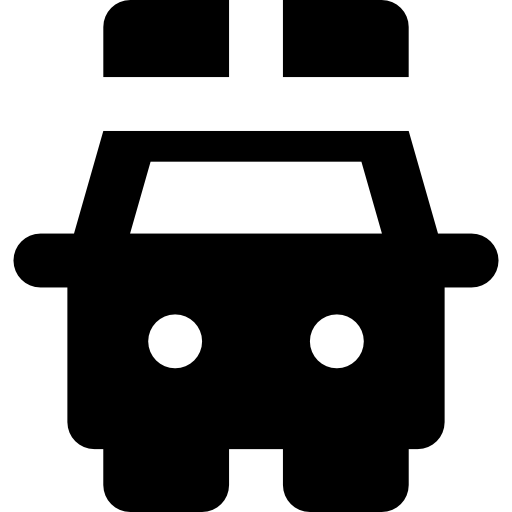 ambulancia Basic Rounded Filled icono