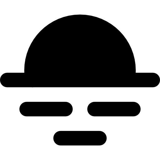 日の出 Basic Rounded Filled icon