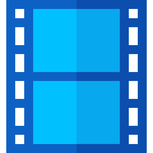 film Basic Straight Flat icon
