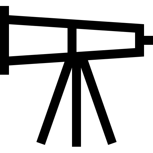 astronomie Basic Straight Lineal icoon