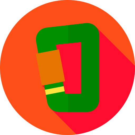 karabińczyk Flat Circular Flat ikona