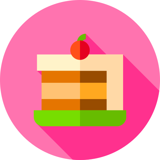 Cake Flat Circular Flat icon