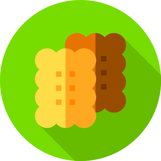 クッキー Flat Circular Flat icon