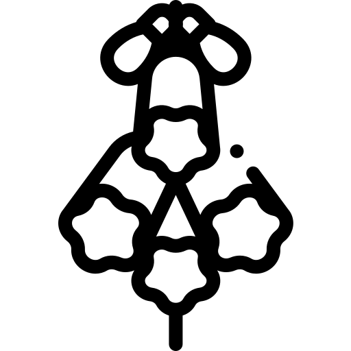 naparstnica Detailed Rounded Lineal ikona