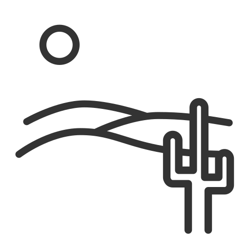 사막 Generic outline icon
