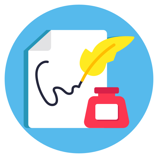 Quill writing Generic color fill icon