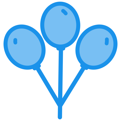 Balloons Generic color lineal-color icon