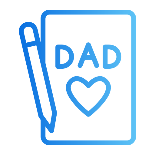 Fathers day Generic gradient outline icon