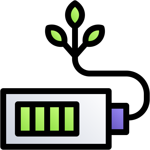 bateria Generic gradient lineal-color ikona