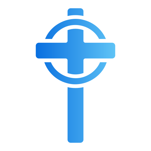 кельтский крест Generic gradient fill иконка