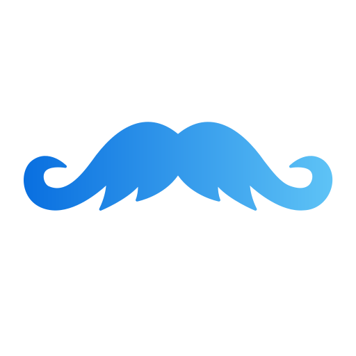 Moustaches Generic gradient fill icon