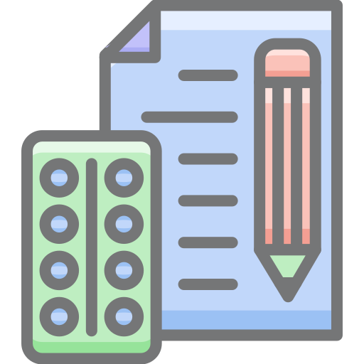 Medical prescription Generic color lineal-color icon