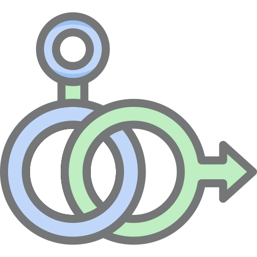 maschio femmina Generic color lineal-color icona