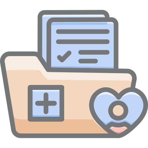 Medical record Generic color lineal-color icon