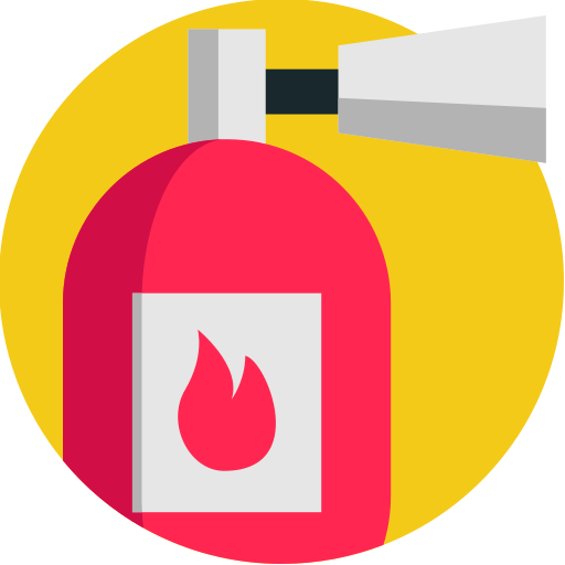 Fire extinguisher Detailed Flat Circular Flat icon