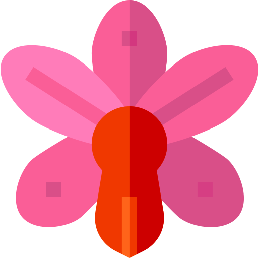 Orchid Basic Straight Flat icon
