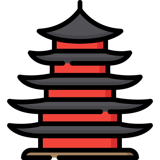 寺 Special Lineal color icon
