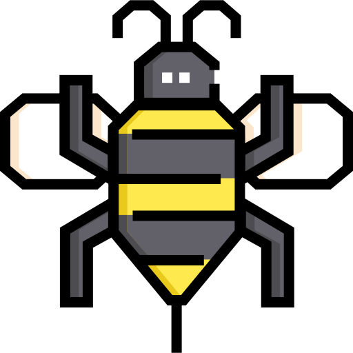 Bee Detailed Straight Lineal color icon