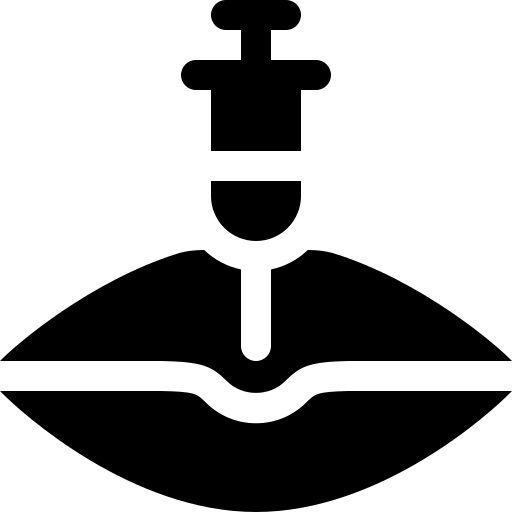 labbra Basic Rounded Filled icona