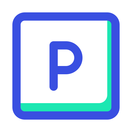 lettre p Generic color lineal-color Icône