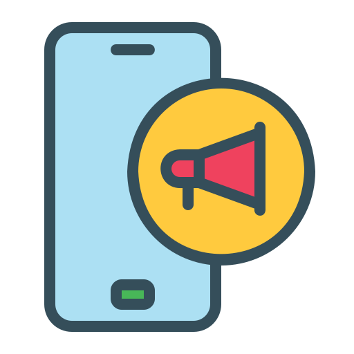 mobiles marketing Generic color lineal-color icon