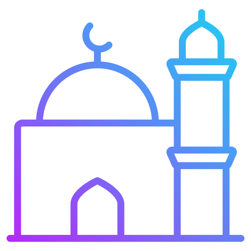 moschea Generic gradient outline icona