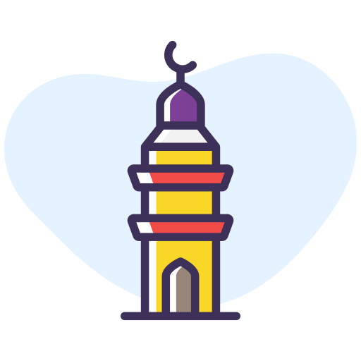 Minaret Generic color lineal-color icon
