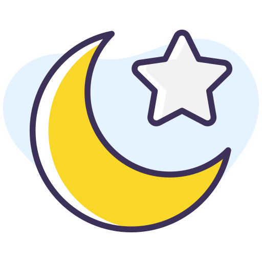 luna e stella Generic color lineal-color icona