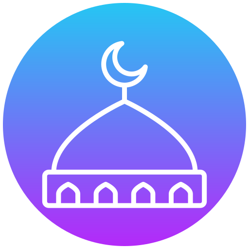 cúpula de la mezquita Generic gradient fill icono