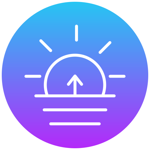 Sunrise Generic gradient fill icon