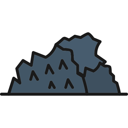 Rock Generic color lineal-color icon