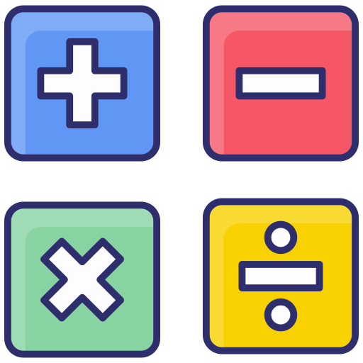 수학 Generic color lineal-color icon