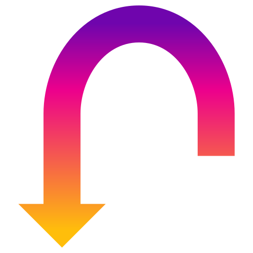 u-turn-pfeil Generic gradient fill icon