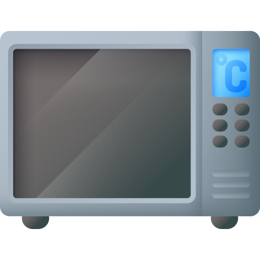 Microwave 3D Color icon