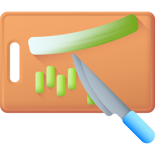 Chopping board 3D Color icon